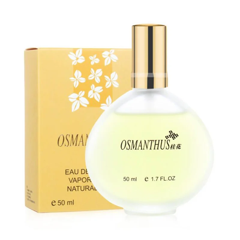 

Women Fragrant Fresh Elegant Lasting Rose/Osmanthus/Jasmine Flower Fragrance Spray Glass Bottle Atomizer Female Freshener 50ML