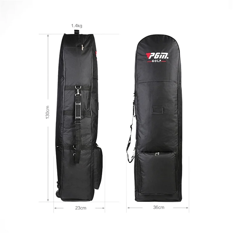 PGM брендовая прочная сумка для гольфа воздушная сумка для гольфа с шкивом Однослойная партия сумки для гольфа авиационная сумка - Цвет: black
