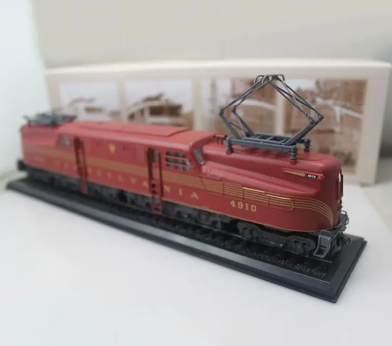 1: 87 масштаб сплава модель трамвая, высокая моделирования SNCF ClassGG1-4910, литая металлическая игрушка, ретро коллекция игрушка автомобиль