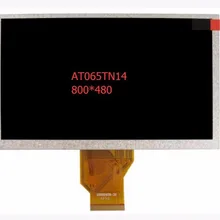 6,5 дюймов polegada TFT lcd цифровой экран AT065TN14 20000938 30 800*480(RGB) размеры 155*89,5 толщина 5 м
