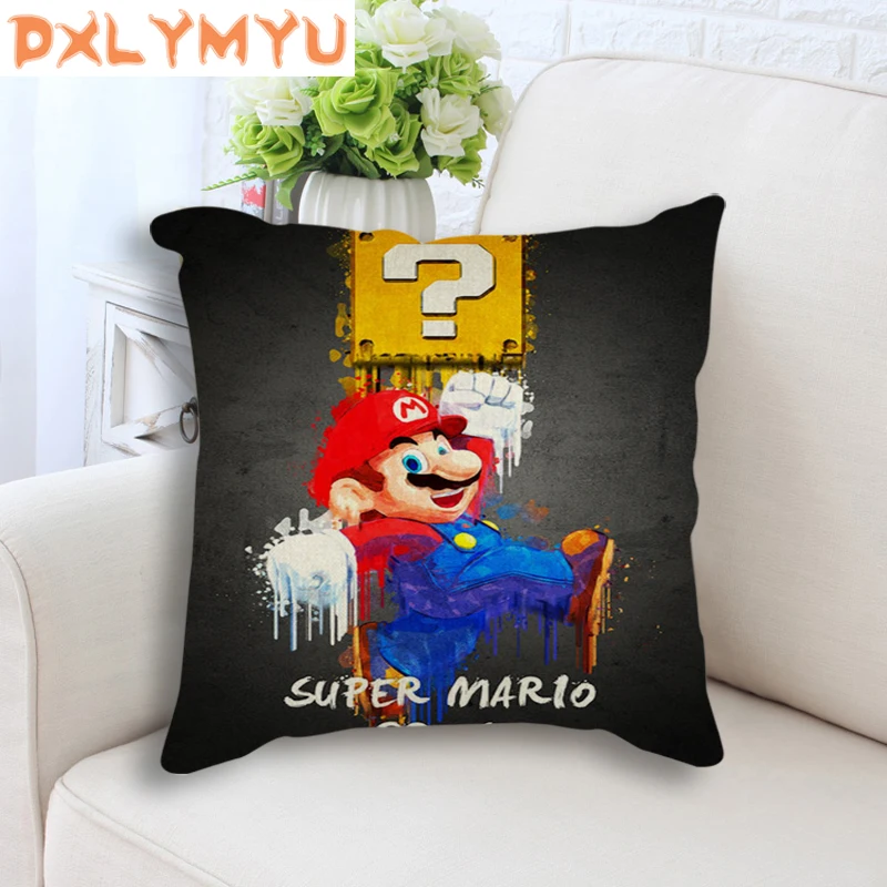 

Cushion Cover PUBG Nier Automata Crash Bandicoot Game Printed Cartoon Pillowcase Throw Pillow Case Linen Cushion