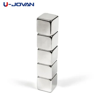 

U-JOVAN 10pcs/lot 10 x 10 x 10mm Super Strong Rare Earth Magnet Bar Craft Powerful Neodymium Magnets 10*10*10mm