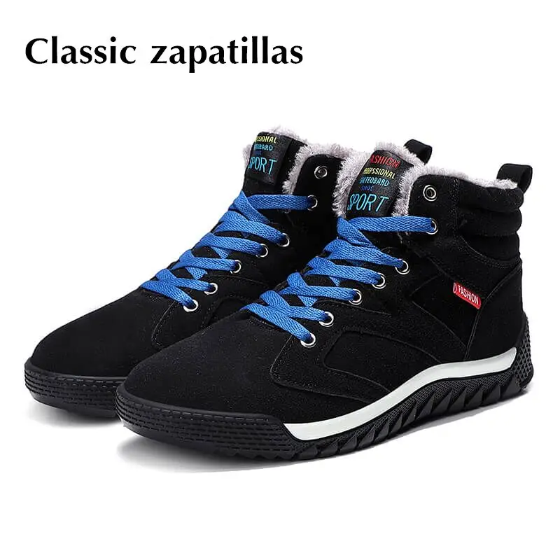 

Hot Sale 2018 Fashion Men Winter Snow Boots Keep Warm Boots Plush Ankle Boot Snow Work Shoes Casual Men's Snow Boots Size 39-48