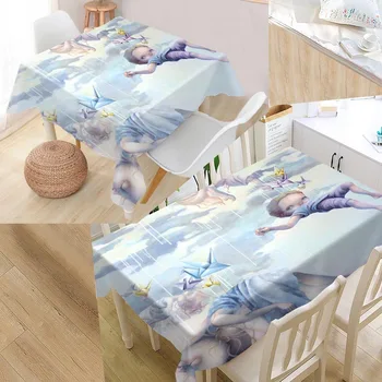 

Custom Dilka Bear Tablecloth Waterproof Oilproof Rectangular Home Textiles Wedding Tablecloth #W000789K