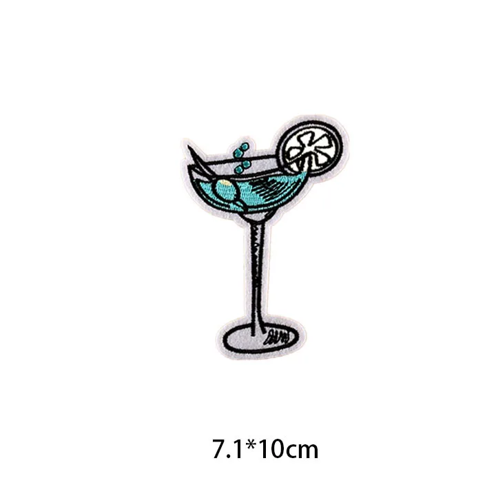 cup lips patches for clothes 2