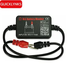 QUICKLYNKS монитор батареи BM2 Bluetooth 4,0 устройство автомобиля 12 В тестер батареи устройство для контроля состояния аккумулятора анализ