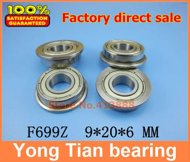 F699ZZ ABEC-3 (10 шт.) фланцевые шарикоподшипники F619/9ZZ SF699ZZ SSF699ZZ 9*20*23*6*1 5 мм | Обустройство