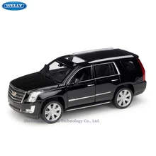 WELLY 1:24 Cadillac Escalade SUV модель автомобиля из сплава украшение Коллекция игрушек инструменты подарок