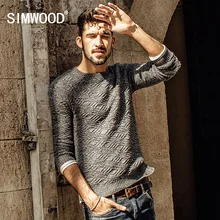 SIMWOOD Neue Herbst Winter 2016 Neue ankunft mode pullover männer casual pullover hohe qualität marke kleidung MY2045