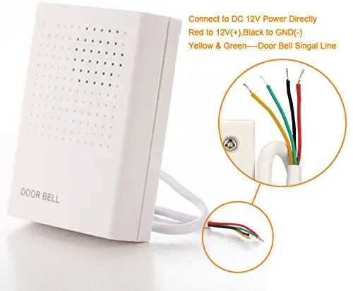 DC 12V Wired Doorbell Door Bell Chime For Home Office Access Control System For Free Shipping