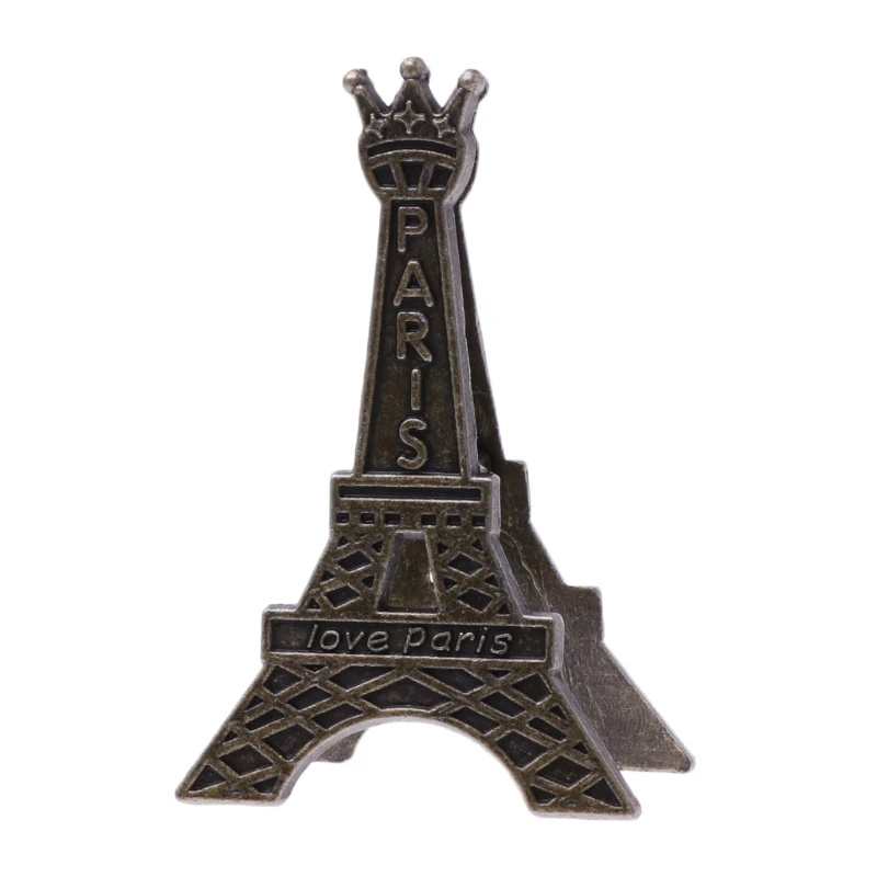 

New Vintage Tower Paris Metal Memo Paper Clip For Message Decoration Photo
