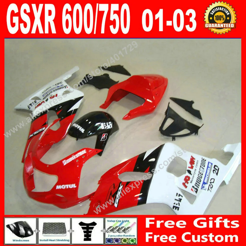2001 suzuki gsxr 600 fairings