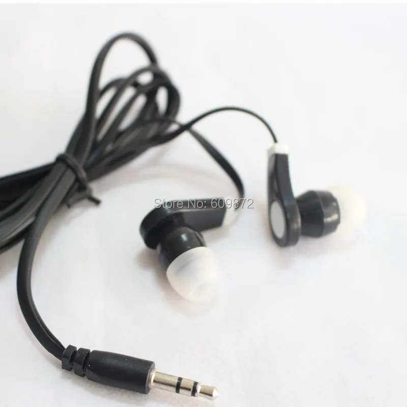 Linhuipad In Ear Disposable Earphones Cheap Earbud Bulky Earpiece For School kids rental cars trains fitness center hoppital
