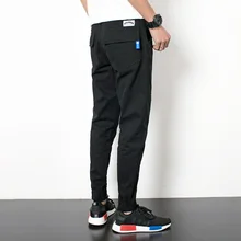 Новинка Осень и Зима повседневные мужские брюки Мужской луч обтягивающий костюм шаровары брюки