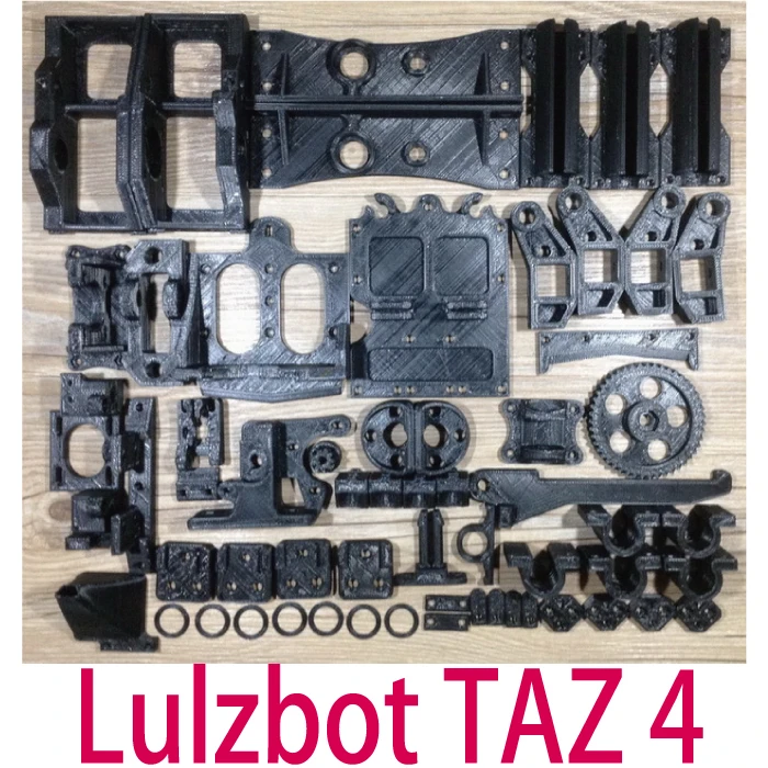 New!!! Lulzbot Taz 4 3D Printer Updated Printed Plastic Part Premium KIT ABS Part Free Shipping funssor reprap taz 5 taz 4 lulzbot taz 3d printer 24v silicone heater 360w 24v smooth silicone heater for heated bed buildplate