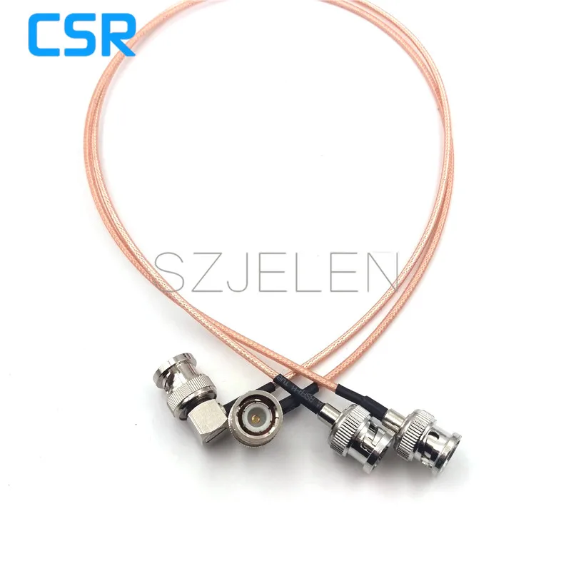 Колено затычек BNC колено SDI. Коаксиальный кабель для камеры SDI RF длина кабеля 50