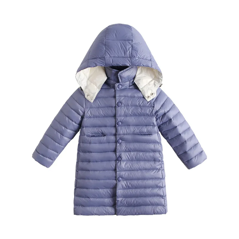 

Kids Coat Winter Girls Jackets Children Ultra Light Down Coat Long Boys Parka Coats Hooded Warm Outwear Coat RT242