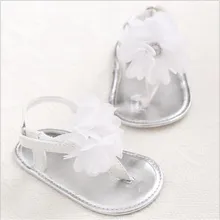 2016 sommer baby mädchen stilvolle design weiche alleinige schuhe niedliche blume prinzessin schuhe säuglingskleinkind urlaub partei schuhe