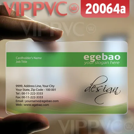 

20064 ideas for business cards - matte faces transparent card thin 0.36mm