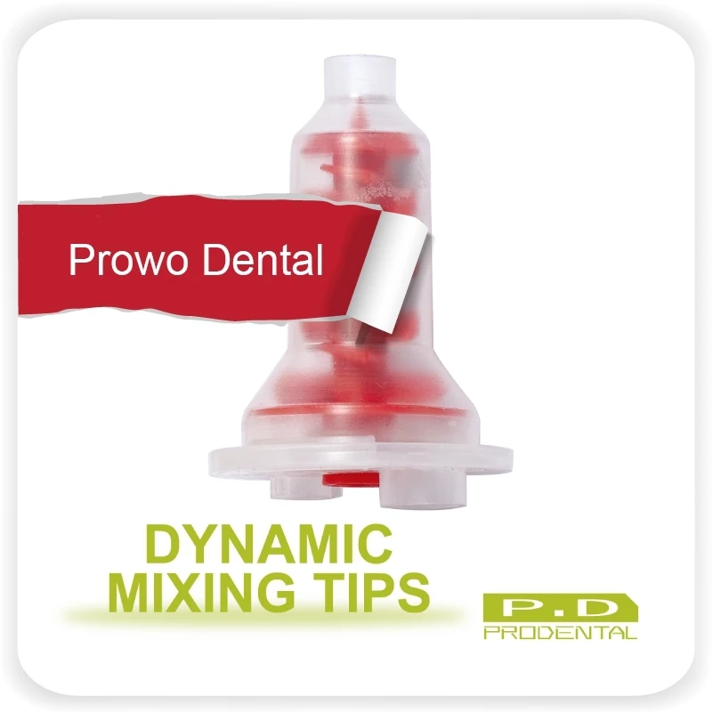 

200PCS Dynamic Mixing Tips Dental supplies silicone rubber material hit machine mixing head