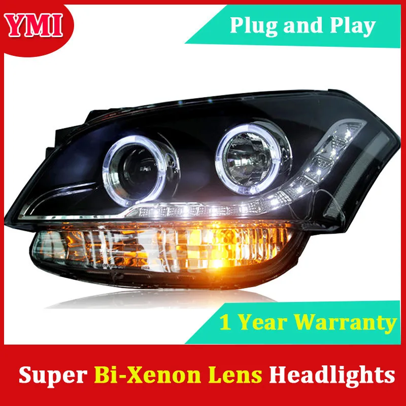 YMI Style For KIA SOUL Headlights 2009 2013 SOUL LED Headlight Car
