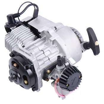 

(Ship From EU) 49CC 2-Stroke Pull Start Mini Transmission Engine Motorbike Fits Quad Pocket Mini dirt bike Scooter ATV Buggy