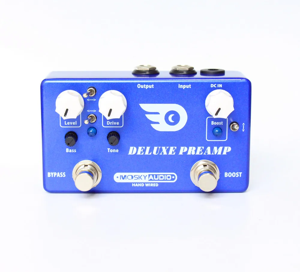 

Hand-Made DELUXE PREAMP Pedal Multi-functional Guitar Effect Pedal with Boost and Overdrive Effects