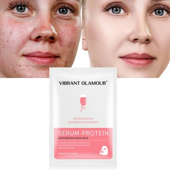 

New VG Serum Protein Face Masks Relieve The Redness Save Sensitive Skin Wholesale Moisturizing Whitening Brighten Products