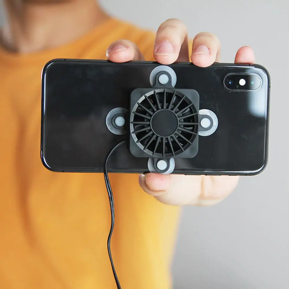 

Mobile Phone Cooler USB Portable Cooling Fan Holder Heat Sink Cooling Pad for Phone Tablet Computer