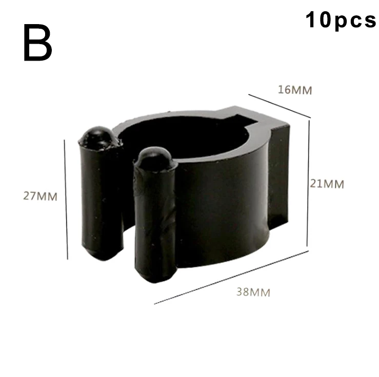 10 шт. бильярдный кий стойка бассейн палка держатель зажим настенное крепление вешалка клип и T8 - Цвет: B