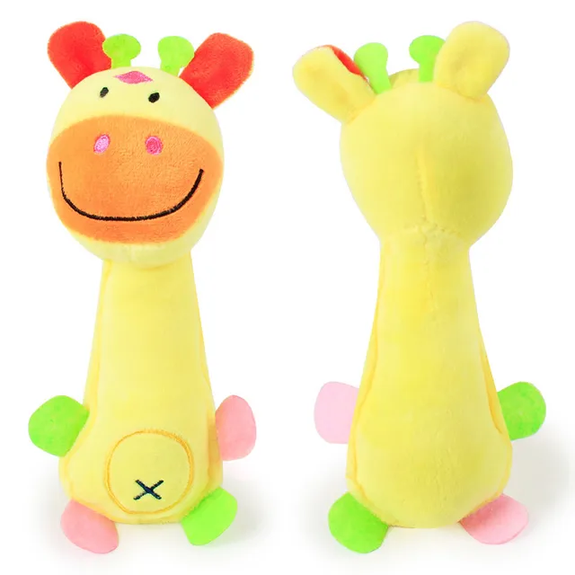 Divertente Forma di Animale Pet Puppy Dog Giocattoli Morbido Peluche Sound Squea Divertente Forma di Animale Pet Puppy Dog Giocattoli Morbido Peluche Sound Squea
