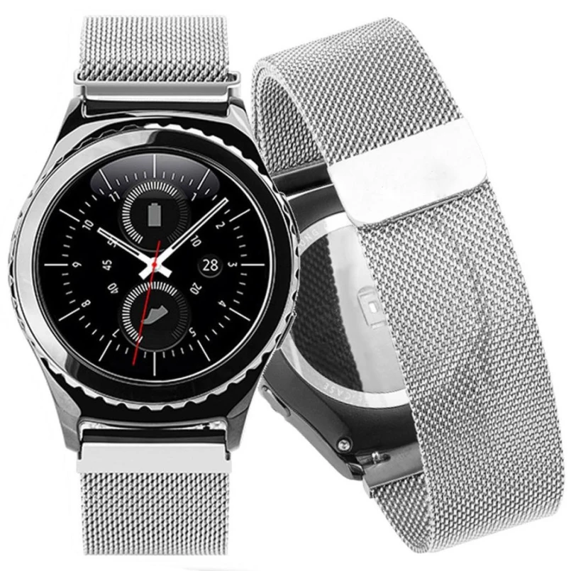 Excellent Quality 20mm Milanese Loop Strap Stainless Steel Watch Band Bracelet for Samsung Gear S2 Classic