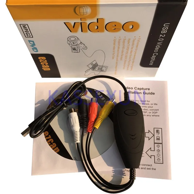 Новинка конвертировать vhs ленты для игровых приставок RCA для USB2.0 окна 7/8