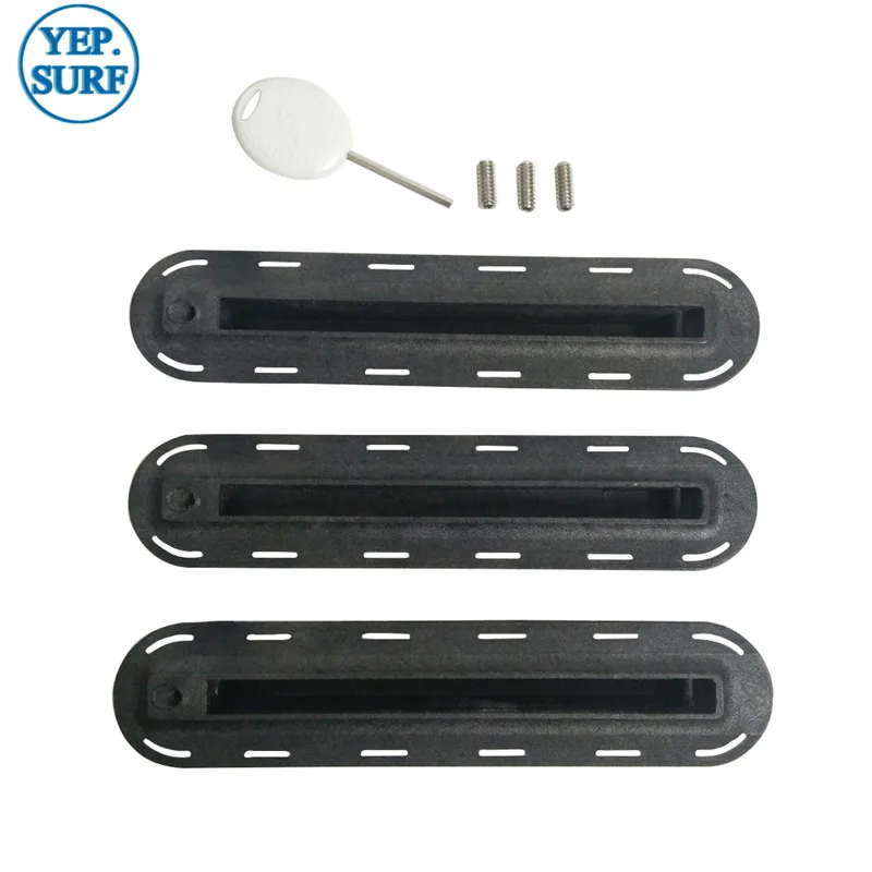 Surf Fins Plug Plastic Single Tabs Fin Box SUP Board White Fin Plugs Surfboards Fins Box