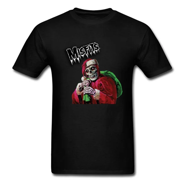 misfit 2018 halloween christmas black t shirt for men skull santa claus print male unique - Misfits Christmas Sweater misfit 2018 halloween christmas black t shirt for men skull santa claus print male unique - Misfits Christmas Sweater