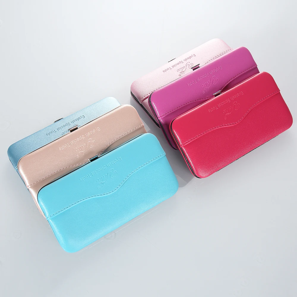 

Yelix Portable Storage Box for Eyelash Extension Tweezers Eyebrow Tweezers Set Bag Small Size Cosmetic Case Makeup Boxs Tools