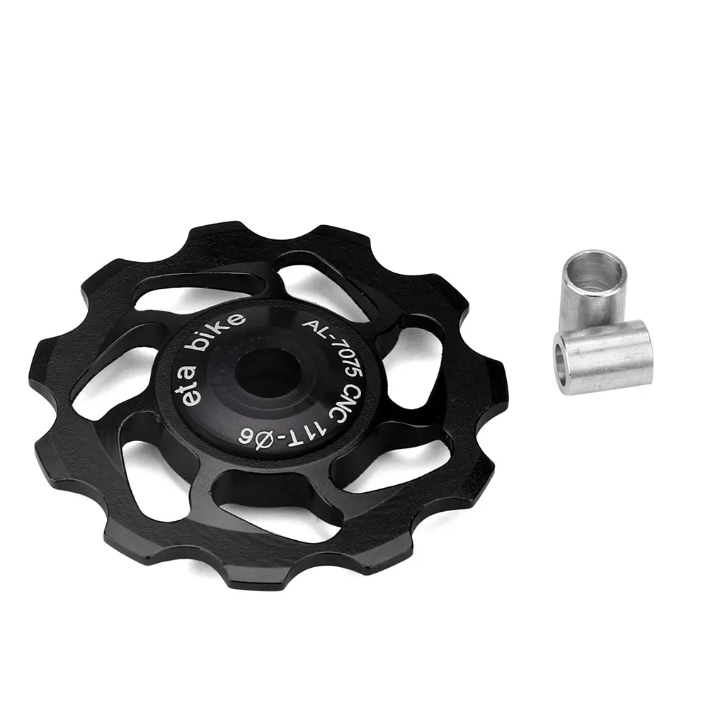 

Bike Guide Roller Pulley Wheel Ceramic Rear Derailleur 7/8/9/10 Speed Bicycle Parts Groupset Speed Aluminum Alloy 11 Teeth A1