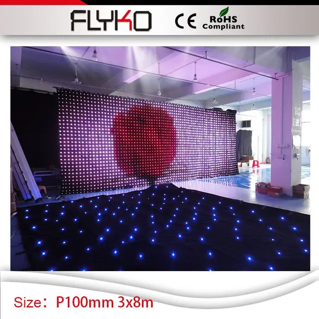 dot p10 stage background led display big screen led lights event led