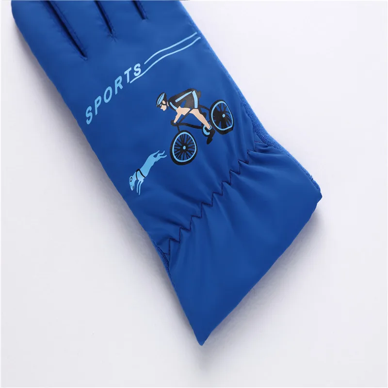 Baby Girls Boys Cotton Gloves Winter Children Warm Printing Full Finger Gloves For Kids Cartoon Mitten (2)