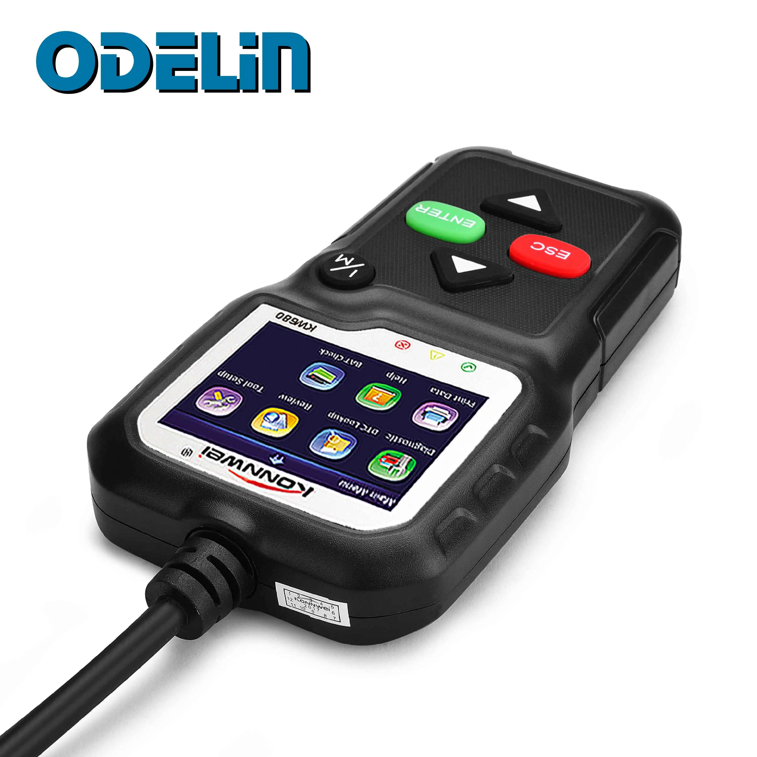 OBD2 KONNWEI сканер OBD Авто диагностический инструмент сканирования OBD2 Автомобильный сканер