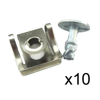 

Car Styling 10PCS/Set For Audi A4 A6 VW Passat B5 Skoda Superb 8D0805121 Under Engine Cover Screw Undertray Metal Clips