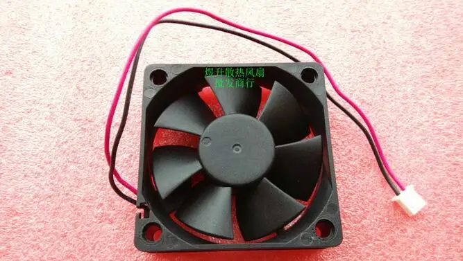 Оригинальный RUILIAN SCIENCE 60*60*15 RDH6015B1 DC12V 0.17A 2 провода двойной шар 6 см вентилятор