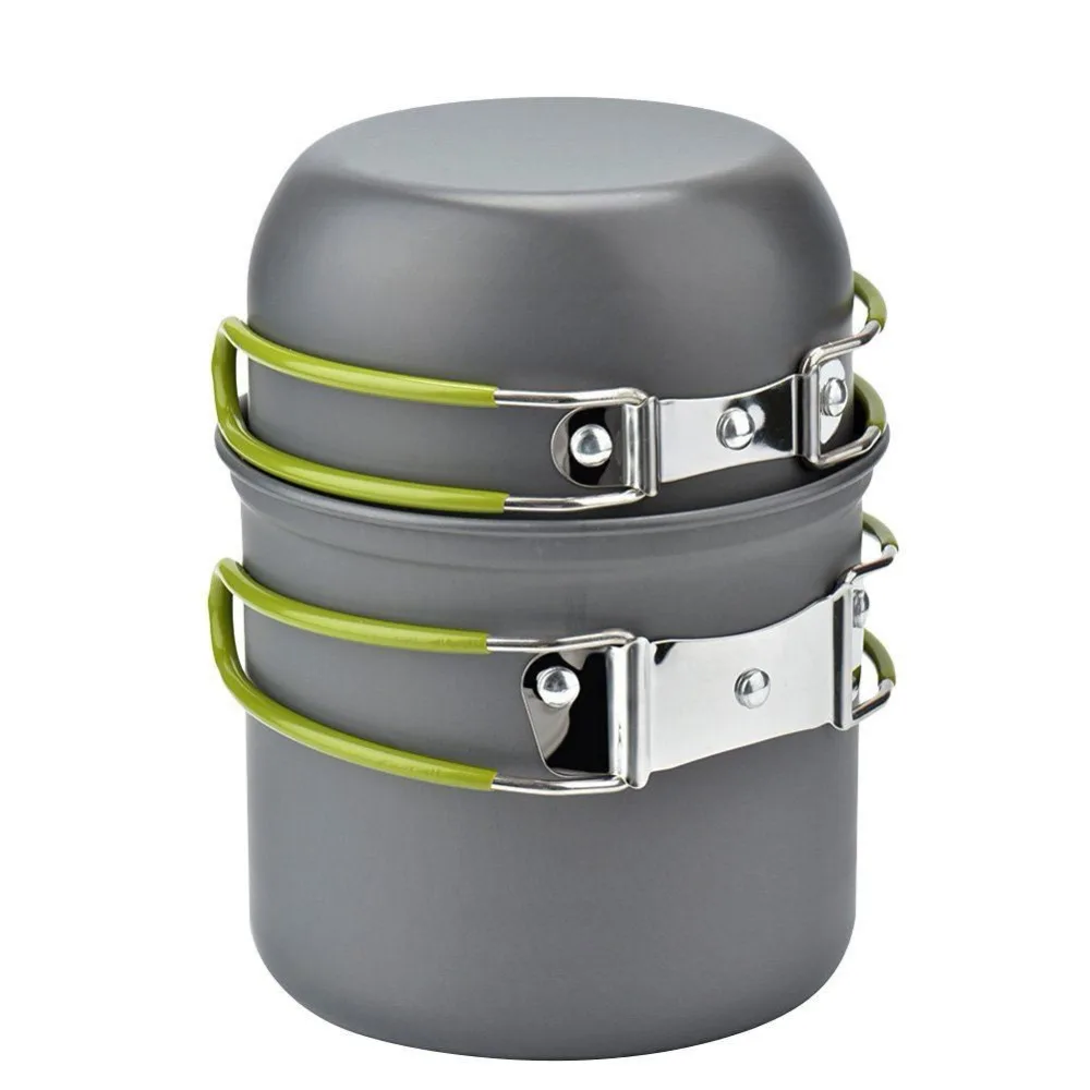 Camping Picnic Cookware Mess Kit,Small Portable Alumina Alloy Cooking Equipment Cooking set,Folding Pot and Gas Stove,12pcs/Set Camping Picnic Cookware Mess Kit,Small Portable Alumina Alloy Cooking Equipment Cooking set,Folding Pot and Gas Stove,12pcs/Set