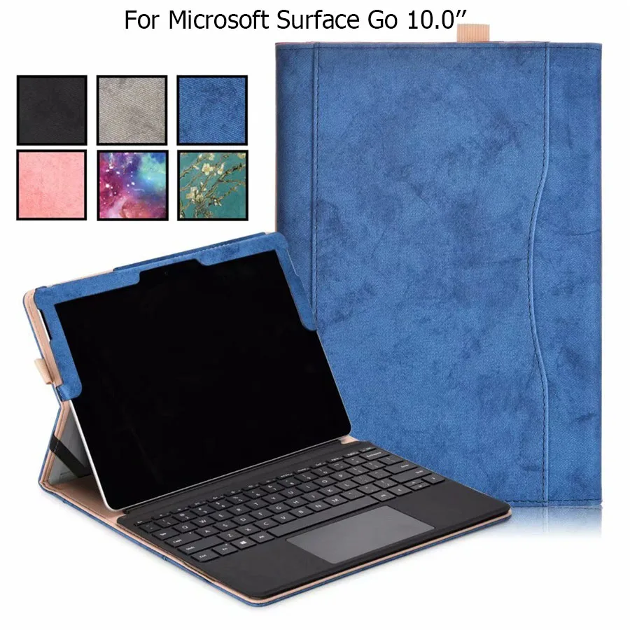 

Stand Wallet Case For Microsoft Surface Go Laptop Case Keyboard Tablet Protective Shell Funda For New Surface Go 10.0'' Case