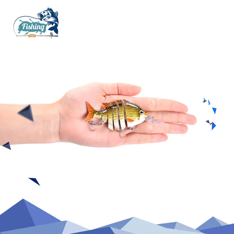 

1 PCS Sinking Fishing Lures Wobblers Hard Baits Sinking 4 Segment Jointed Swimbait Crankbait for Fishing Tackle Isca Artificial