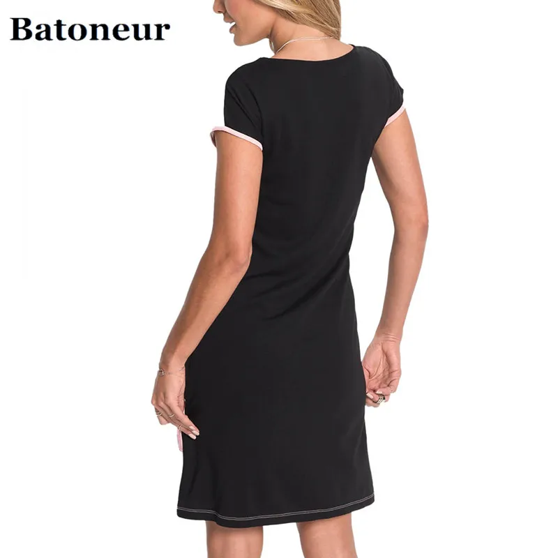Ruiyige-2018-Women-Daily-Shift-Dress-Summer-O-Neck-Pacthwork-Vestidos-Sheath-Contrast-Sequined-Midi-Robes (1)