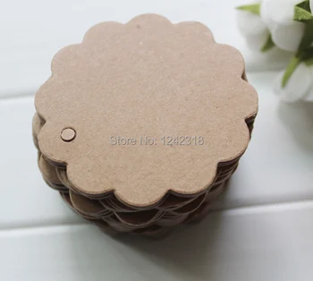 

B05 Retro blank Brown Kraft paper free shipping hang tag clothing price labels,DIY drawing flower hanging tag,message card