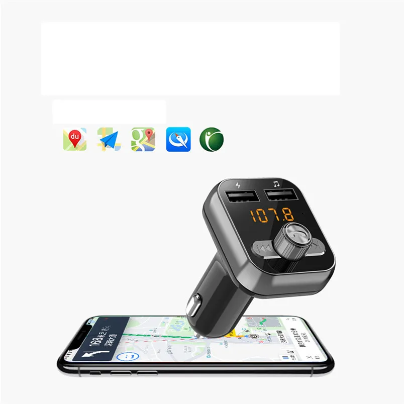 Bluetooth V4.0 Handsfree Car Kit fm передатчик беспроводной радио MP3 плеер USB Зарядка Поддержка u