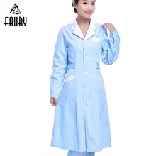 Новинка,, женская униформа медсестры, летняя больница, медицинский салон красоты, скраб, набор, хирургические скрабы, Униформа, женское длинное пальто