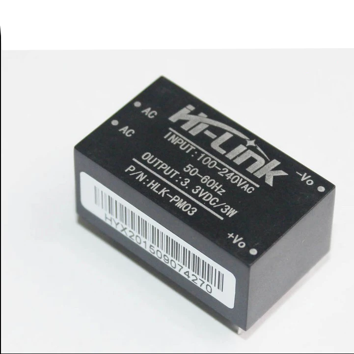 

Q17332 HLK-PM03 AC-DC 220V to 3.3V Step Down Buck Isolated Power Supply Module Intelligent Household Switch Converter